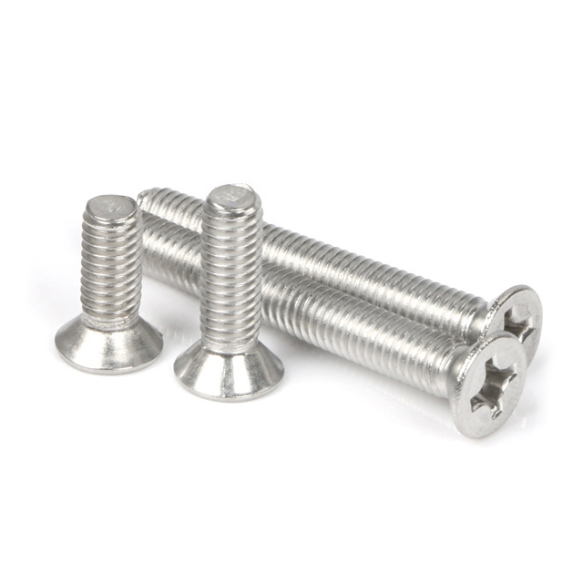 DIN 965 Metric Polished Stainless Steel Countersunk Machine Screws