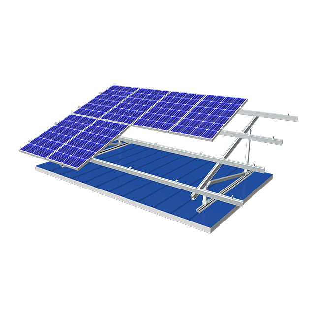 Flat Roof Solar Panel Mounting Triangle Fixed Brackets Flat Roof Mounting System