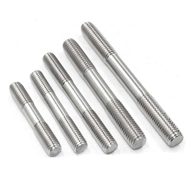 Duplex Stainless Steel 2205 Double Thread Head Bolt M10*50MM