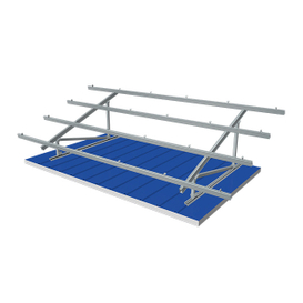 Flat Roof Solar Panel Mounting Triangle Fixed Brackets Flat Roof Mounting System