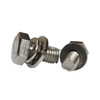 GB /T 9074.17 metric m8 stainless Steel hex head sems bolt used on the car