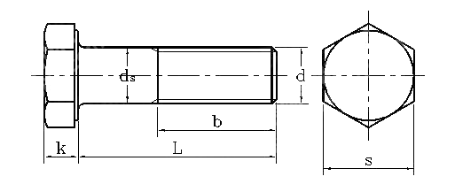 heavy hex bolt