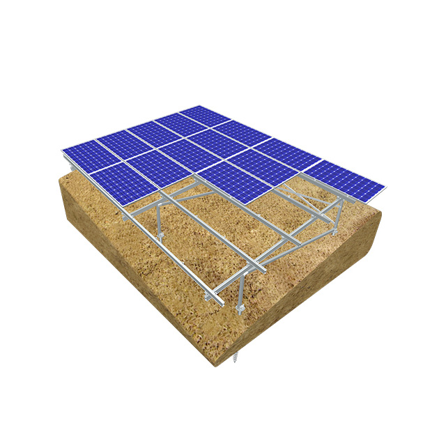 Solar Panel Ground Ramp Mounting Bracket Ground Slope Flat Panels Mounting Module