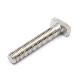 Stainless Steel 304 T Shape Thick Square Head Bolt with Slot