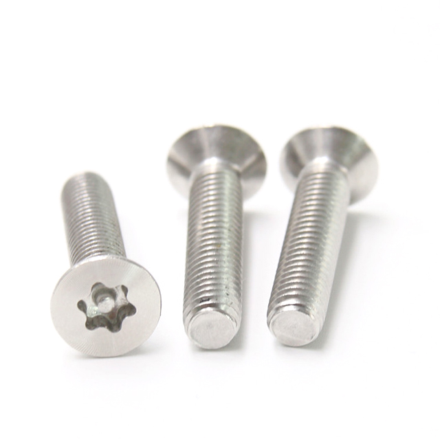 M6 Long Imperial Stainless Steel Security Machine Screws for Aircraft
