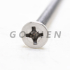 High quality DIN7982 Stainless steel cross recessed countersunk head tapping screw