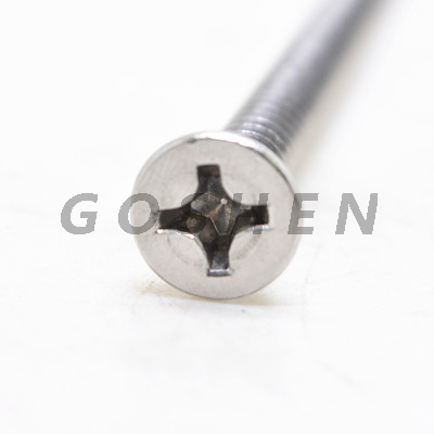 High quality DIN7982 Stainless steel cross recessed countersunk head tapping screw