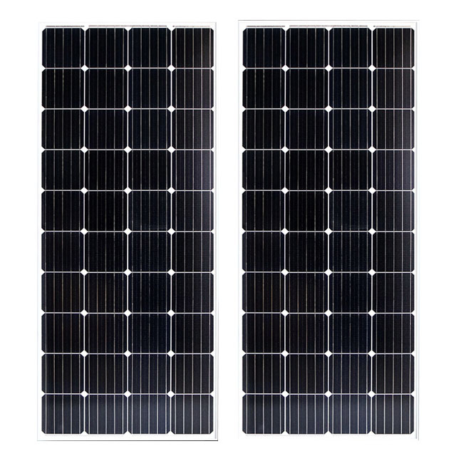 200W Solar Panel 18V Single Polycrystalline Power Generation Panel Photovoltaic Power Generation System Charging Home