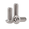  Stainless Steel SS304 Torx Pan Head Security Machine Screw With Pin