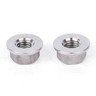 M10 X 1.25 Metric Stainless Steel Self Locking Non Serrated Flange Nut for Angle Grinder