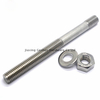 Stainless Steel Plain Double End Stud with Nut Washer
