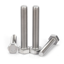 Astm F593 1/2" M10 Stainless Steel Hex Cap Bolt Screw