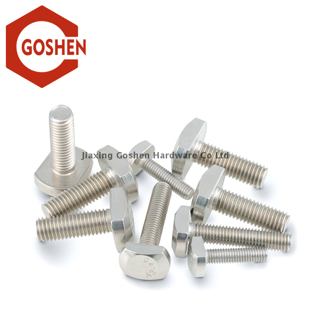 Metric M10 Stainless Steel T Head Bolts for Milling Machine