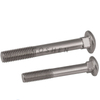 SS316L A4-80 Metric Half Thread Mushroom Head Square Neck Bolts 