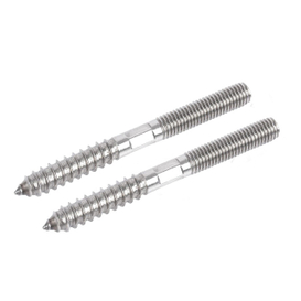 Stainless Steel Double Head Threaded Hanger Screw