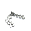 metric m3 stainless steel rectangular flat nuts with threaded hole