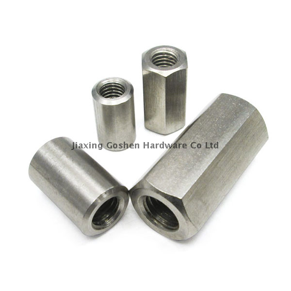 m10 metric stainless steel round coupling lock nut