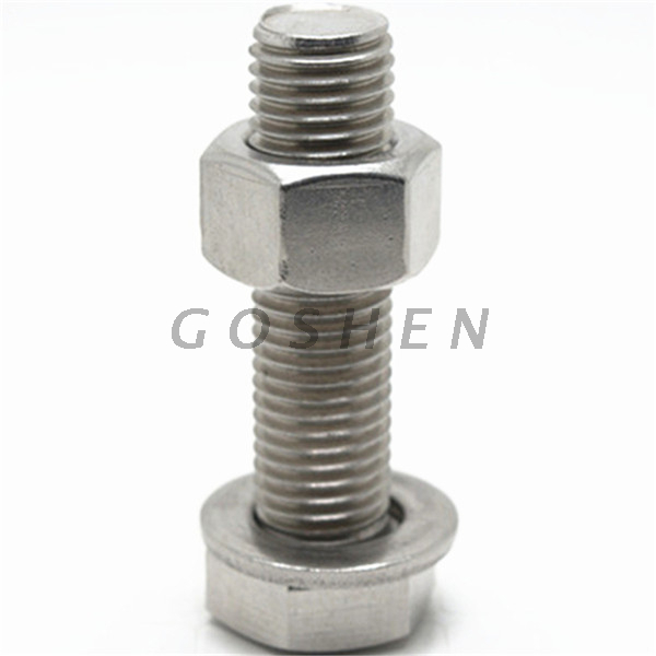 DIN933 Super Duplex 2507/S32750 Duplex Steel Hex Bolts M10