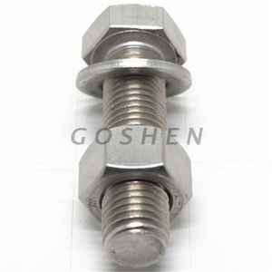 904l (UNS N0804, DIN1.4539) Full Thread M10 Stainless Steel Hex Head Bolt And Nut