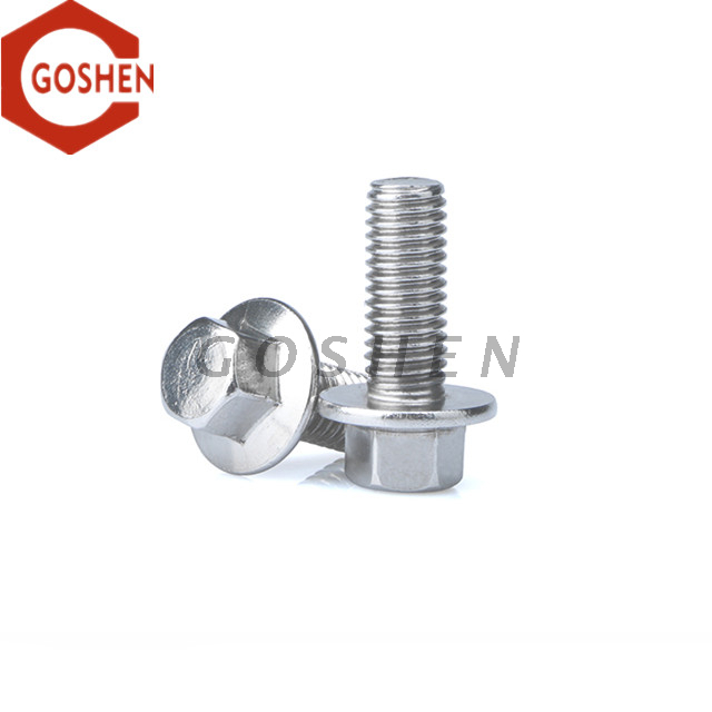 18-8 Stainless Steel 304 M12 Hex Flange Head Bolts