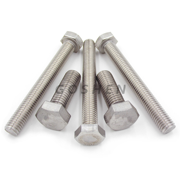 A194 -8M Full Thread Stainless Steel M10 DIN ISO 4014 - 2011 Hex Bolts