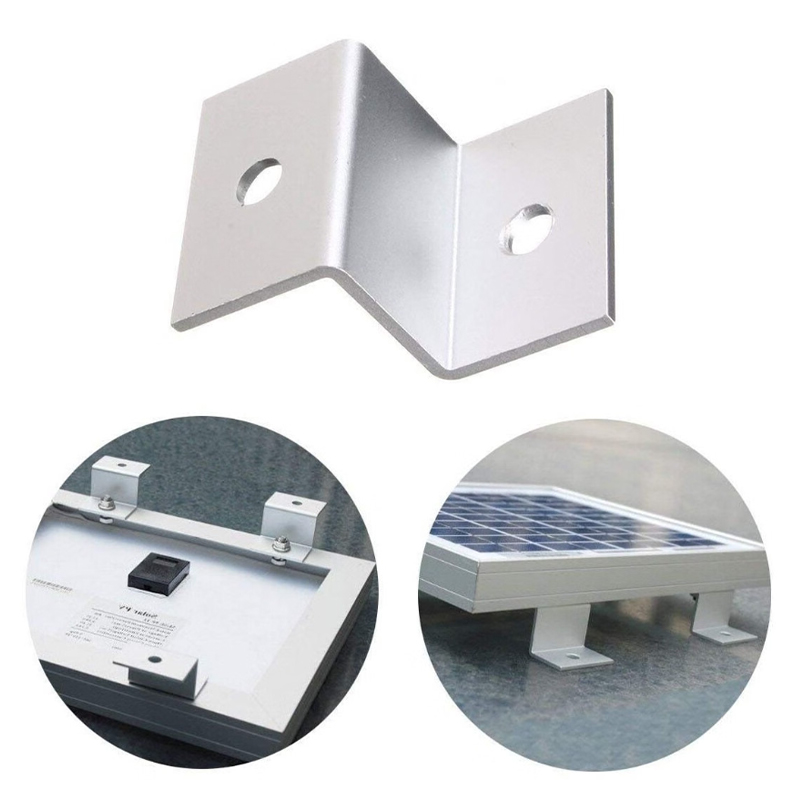 Z-type Aluminum Photovoltaic Solar Panel Roof Mounting Bracket with Bolt Nut