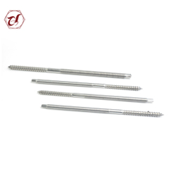 Solar PV Mounting Screw Stainless Steel 304 Solar Mounting Accessories Hook Ground Roof Panel Double Head Hanger Bolt 