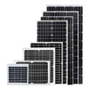 Polycrystalline Single Crystal Glass Solar Panel 10W-150W Solar Power Panel Household 12V18V Photovoltaic Panel