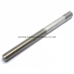 Stainless Steel Plain Double End Stud with Nut Washer