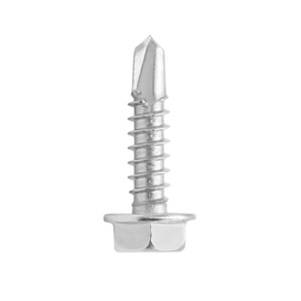 SS304+SUS410 Bi-metal Hex Flange Head Self Drilling Screw 