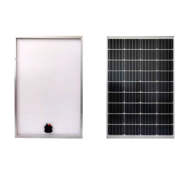 100W Single Crystal Solar Panel Power Generation Panel Solar Panel 18V Household Photovoltaic Module Power Generation System