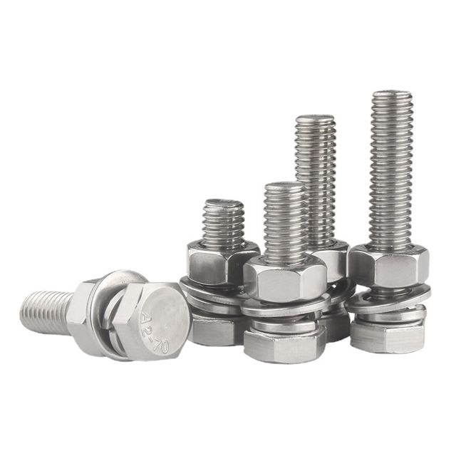 Metric M30 Stainless Steel Heavy Hex Bolt Used on The Machine