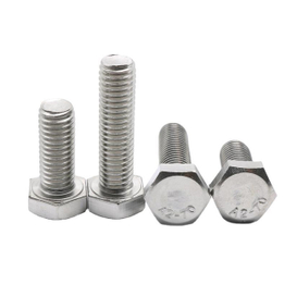 904l (UNS N0804, DIN1.4539) Full Thread M10 Stainless Steel Hex Head Bolt And Nut