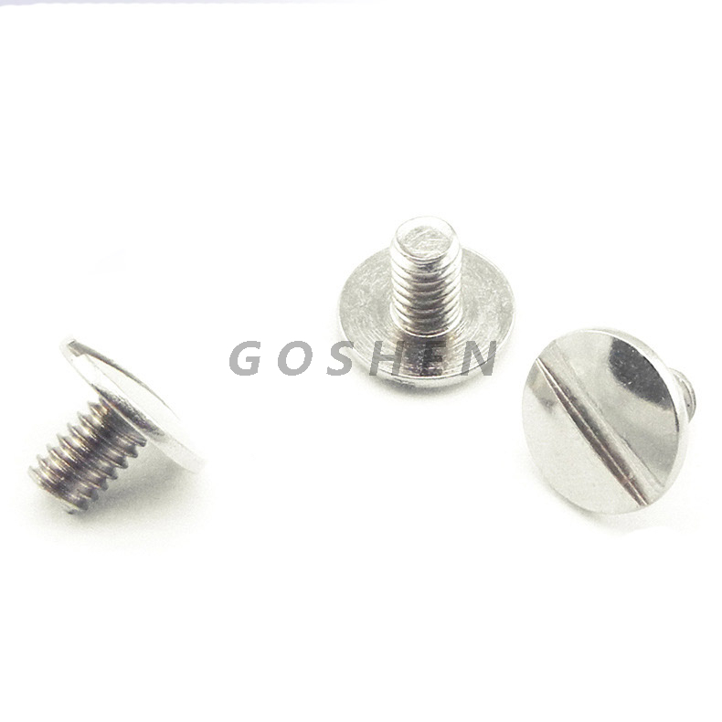 Stainless Steel 304 316 Large Flat Head Slotted Machine Screw
