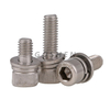 stainless steel 304 316 316L Hexagon socket screw with washer