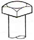 Square head bolt