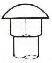 Mushroom head Carriage bolt