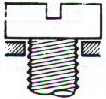 Flat Fillister Head bolt