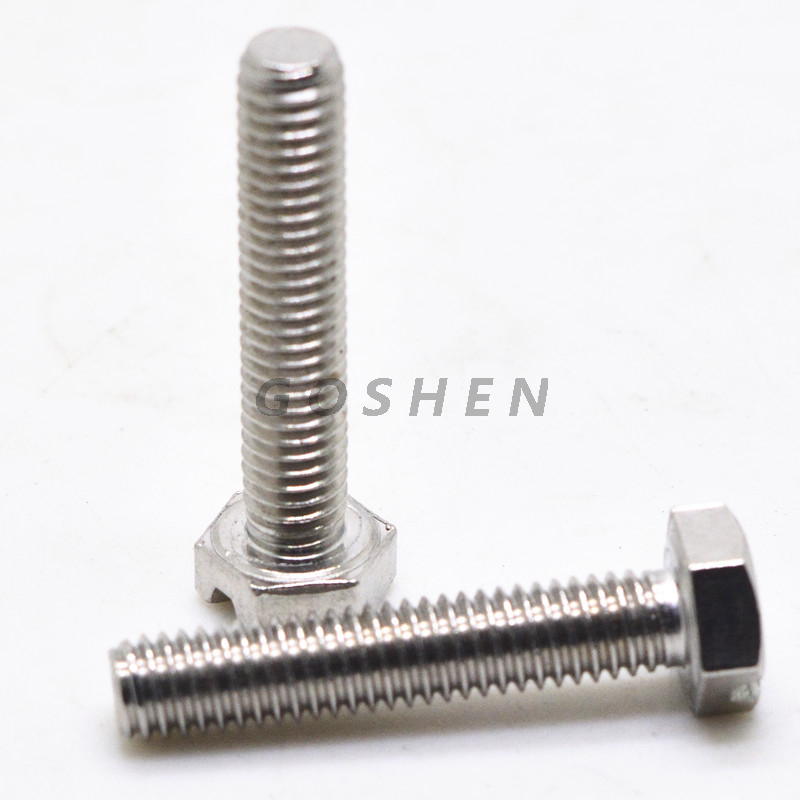 Stainless Steel POZI Drive Head Slotted Hexagon Screw