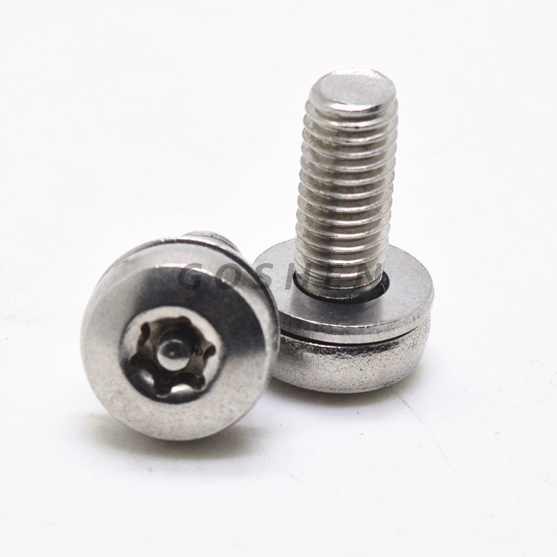 Stainless Steel Torx Pin Socket Head Security SEMS Screws 