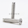 Stainless Steel PHILLPS Head Slotted End Self Tapping Screw 
