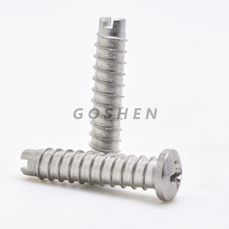 Stainless Steel PHILLPS Head Slotted End Self Tapping Screw 