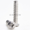 Stainless Steel PHILLPS Head Slotted End Self Tapping Screw 
